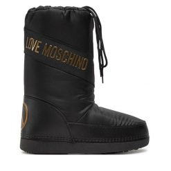 Śniegowce LOVE MOSCHINO. Czarne trapery i śniegowce Love Moschino. Za 579.99 zł.