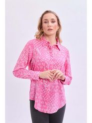 Marks & Spencer Koszula w kolorze różowym rozmiar: 46. Różowe koszule Marks & Spencer, bez wzorów, bez kołnierzyka, bez ramiączek. Za 52.67 zł.