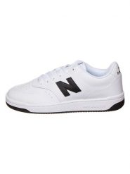 New Balance Skórzane sneakersy "80" w kolorze białym rozmiar: 39,5. Białe trampki New Balance, bez wzorów, bez zapięcia. Za 254.74 zł.