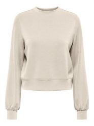 ONLY Bluza w kolorze beżowym rozmiar: XL. Brązowe bluzy Only, xl, bez wzorów, bez kaptura. Za 79.77 zł.