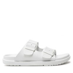 Klapki Big Star Shoes. Białe klapki BIG STAR SHOES, bez wzorów, bez obcasa. Za 89.99 zł.