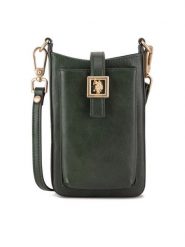 U.S. Polo Assn. Torebka BIUXT8504WVP Zielony. Zielone listonoszki U.S. Polo Assn., bez wzorów, bez dodatków. Za 269.99 zł.