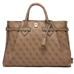 Torebka Guess. Brązowe torebki klasyczne Guess, z aplikacjami, bez dodatków. Za 719.99 zł.