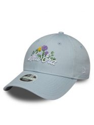 New Era Czapka z daszkiem Beaded 9FORTY 60667659 Błękitny. Niebieskie czapki New Era, bez wzorów, z bawełny. Za 159.99 zł.