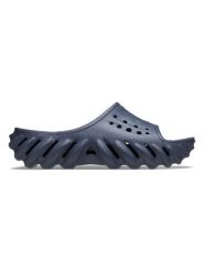 Crocs Klapki "Echo" w kolorze granatowym rozmiar: 36/37. Niebieskie klapki Crocs, bez wzorów, z otwartym noskiem, bez obcasa. Za 69.58 zł.