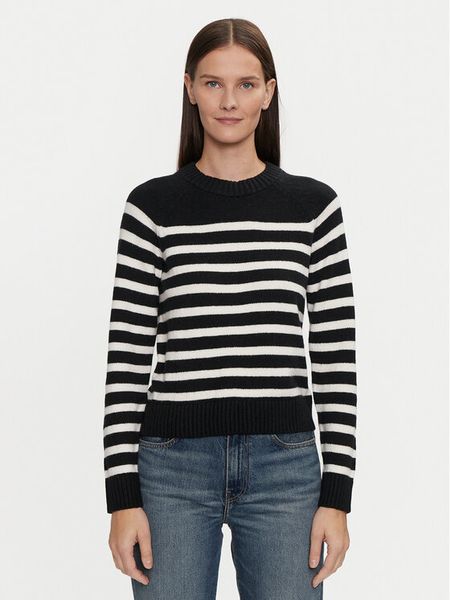 Gap Sweter 483675-03 Czarny Regular Fit. Czarne swetry GAP, m, bez wzorów, z bawełny, bez ramiączek. Za 159.99 zł.