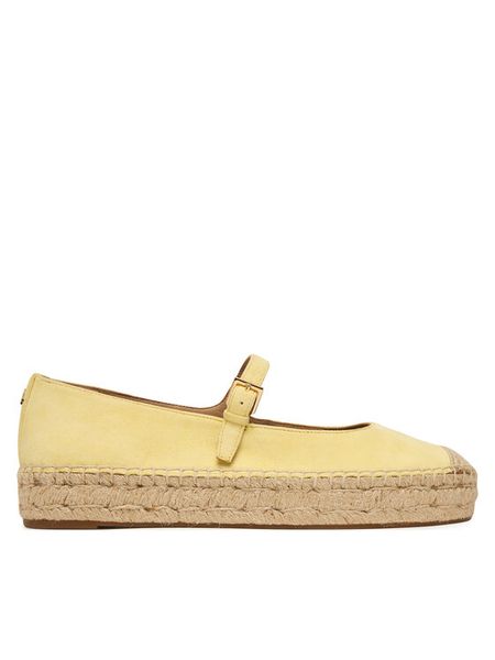 LAUREN RALPH LAUREN Espadryle 802P06401005 Żółty. Żółte espadryle Lauren Ralph Lauren, bez wzorów, ze skóry, bez obcasa, bez zapięcia. Za 585.99 zł.