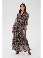 Cream Sukienka w kolorze brązowo-beżowym rozmiar: 38. Brązowe sukienki Cream, na co dzień, bez wzorów, z tkaniny, bez kołnierzyka, bez ramiączek, maxi, proste. Za 208.99 zł.