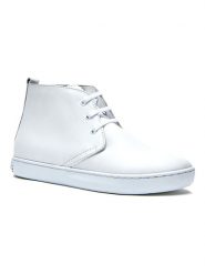 Comfortfusse Skórzane trzewiki w kolorze białym rozmiar: 41. Białe półbuty sznurowane Comfortfüße, bez wzorów, ze skóry, eleganckie, bez obcasa, bez zapięcia. Za 292.89 zł.