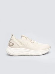 Sneakersy damskie beżowe TT274038 801. Brązowe obuwie sportowe Big Star, z materiału, bez zapięcia. Za 189.99 zł.