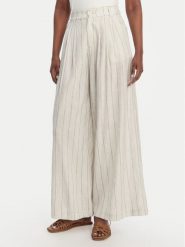 Eleh Spodnie materiałowe SS260272 Écru Relaxed Fit. Spodnie materiałowe Eleh, bez wzorów, z materiału. Za 576.99 zł.