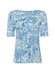 Lauren Ralph Lauren Koszula Kobiety Bawełna niebieski|wielokolorowy, L. Niebieskie koszule Lauren Ralph Lauren, l, bez wzorów, z bawełny, bez kołnierzyka, bez ramiączek. Za 329.95 zł.