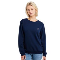 Bluza damska Protest Prtmahia. Niebieskie bluzy Protest, m, z aplikacjami, z bawełny, bez kaptura. Za 239.99 zł.