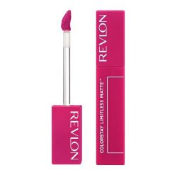 Revlon ColorStay Limitless Matte Liquid Lipstick, matowa pomadka w płynie, wzbogacona potrójnym kwasem hialuronowym, formuła w 100% wegańska Szminki 5. Pomadki Revlon. Za 93.69 zł.