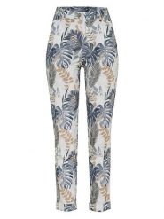 Relaxed by TONI Spodnie chino w kolorze biało-niebiesko-beżowym rozmiar: W42. Niebieskie spodnie materiałowe Relaxed by TONI, bez wzorów. Za 173.99 zł.