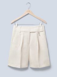 LeGer Szorty "Frej" w kolorze kremowym rozmiar: 42. Brązowe szorty LeGer, bez wzorów. Za 179.22 zł.