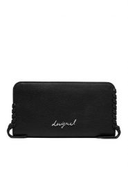 Desigual Portfel Torio 26SAYP15 Czarny. Czarne portfele Desigual, bez wzorów, ze skóry. Za 269.99 zł.