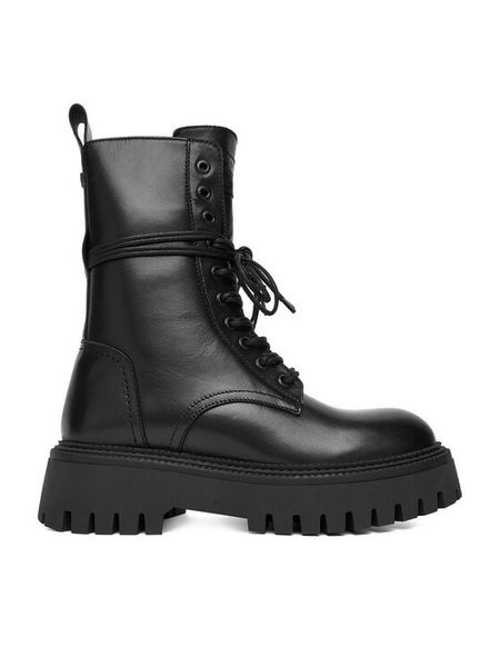 G-Star Raw Trzewiki CEO-PERI-70861 Czarny. Czarne botki G-Star Raw, bez wzorów, ze skóry, bez obcasa, na płaskiej podeszwie, bez zapięcia. Za 359.99 zł.