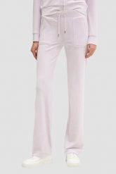 JUICY COUTURE Różowe spodnie dresowe damskie Layla Low Rise, Rozmiar XS. Czerwone spodnie dresowe Juicy Couture, s, bez wzorów, z dresówki. W wyprzedaży za 323.99 zł.