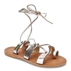 Złote Sandały Les Tropeziennes Skórzane Buty Damskie. Żółte sandały Les Tropeziennes, bez wzorów, wakacyjne, bez obcasa, na obcasie, bez zapięcia. Za 189.00 zł.