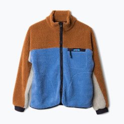 Bluza polarowa damska KAVU Pinesdale. Niebieskie bluzy KAVU, bez wzorów, z polaru, bez kaptura. Za 429.99 zł.