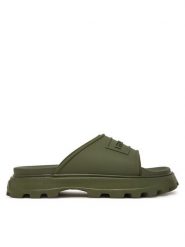 Hunter Klapki HFRU0007251 Zielony. Zielone klapki Hunter, bez wzorów, z tworzywa sztucznego, bez obcasa. Za 159.99 zł.