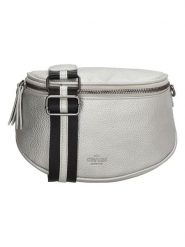 Charm Saszetka "New York" w kolorze jasnoszarym - 18,5 x 13,5 x 11,5 cm rozmiar: onesize. Szare torby na ramię Charm, bez wzorów, z materiału, sportowe, przez ramię, bez dodatków. Za 65.99 zł.