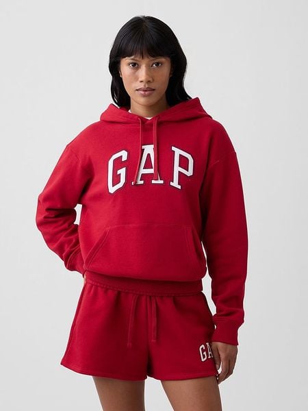 GAP Bluza w kolorze czerwonym rozmiar: S. Czerwone bluzy GAP, s, bez wzorów, z kapturem. Za 129.95 zł.