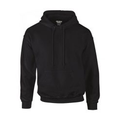 Sweatshirt Bluza z kapturem Gildan Dryblend ®. Czarne bluzy GILDAN, s, bez wzorów, z bawełny, z kapturem. Za 119.95 zł.