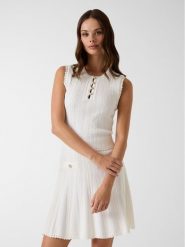 Guess Bluzka W6YR24 Z0970 Biały Regular Fit. Białe bluzki Guess, m, z aplikacjami, z syntetyku, bez kołnierzyka, bez ramiączek. Za 344.99 zł.
