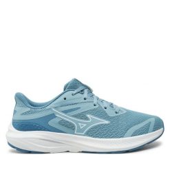 Buty do biegania Mizuno. Niebieskie obuwie sportowe Mizuno, bez zapięcia, do biegania. Za 399.99 zł.