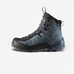 Buty trekkingowe damskie Forclaz MT900 wodoodporne skóra. Fioletowe trekkingi SIMOND, z materiału, trekkingowe. Za 799.99 zł.