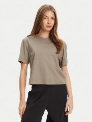 Guess T-Shirt V3RI08 I3Z14 Brązowy Regular Fit. Brązowe t-shirty Guess, xl, z aplikacjami, z bawełny, bez kołnierzyka, bez ramiączek. Za 179.99 zł.