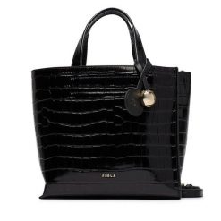 Torebka Furla. Czarne torebki klasyczne Furla, bez wzorów, bez dodatków. Za 1,439.00 zł.