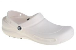 Japonki Crocs Bistro, Dla obu płci. Białe klapki Crocs, bez wzorów, z materiału, bez obcasa. Za 239.99 zł.