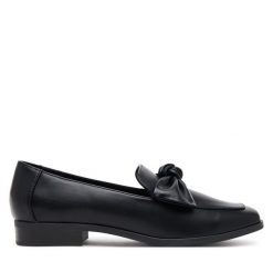 Lordsy Clara Barson. Czarne lordsy Clara Barson, bez wzorów, bez obcasa, bez zapięcia. Za 83.99 zł.