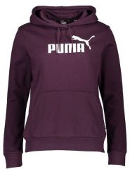 Puma Bluza "Essential Logo" w kolorze fioletowym rozmiar: M. Różowe bluzy Puma, m, bez wzorów, z kapturem. Za 136.45 zł.