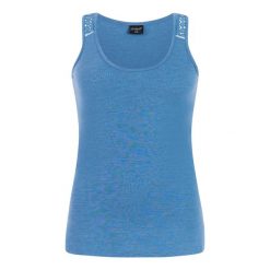 Damski tank top Protest Impulses. Niebieskie topy Protest, bez wzorów, bez kołnierzyka, bez ramiączek. Za 222.50 zł.