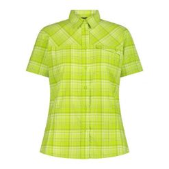 Koszula w kratę damska CMP. Zielone koszule CMP, m, bez wzorów, sportowe, bez kołnierzyka, bez ramiączek. Za 308.00 zł.