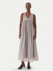 Eleh Sukienka letnia SS260270 Szary Relaxed Fit. Szare sukienki Eleh, na lato, bez wzorów, z wiskozy, bez kołnierzyka, bez ramiączek. Za 679.99 zł.