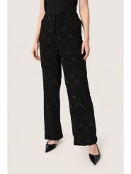 Soaked in Luxury Spodnie "Soaked in Luxury" w kolorze czarnym rozmiar: M. Czarne spodnie materiałowe Soaked in Luxury, na co dzień, m, bez wzorów, z materiału. Za 244.22 zł.