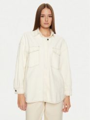American Vintage Koszula jeansowa Jozastreet JOZ06AH24 Biały Loose Fit. Białe koszule American Vintage, l, bez wzorów, z bawełny, vintage, bez kołnierzyka, bez ramiączek. Za 379.99 zł.