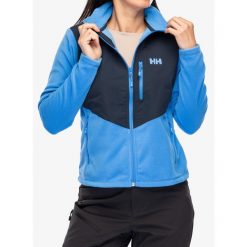 Bluza polarowa damska Helly Hansen Daybreaker Block Jacket. Niebieskie bluzy Helly Hansen, xs, bez wzorów, z polaru, bez kaptura. Za 245.99 zł.