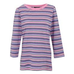 T-shirt Damski W Paski Baylette II. Czerwone t-shirty Regatta, m, bez wzorów, bez kołnierzyka, bez ramiączek. Za 58.99 zł.