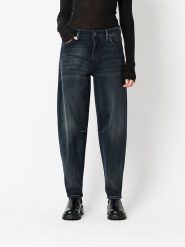 Rosner Dżinsy - Tapered fit - w kolorze granatowym rozmiar: 38/L30. Niebieskie jeansy Rosner, l, bez wzorów, z podwyższonym stanem. Za 199.95 zł.