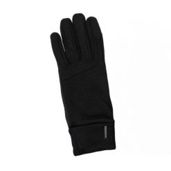 Rękawiczki Powtarzalny Nadruk. Czarne rękawiczki Quiksilver, bez wzorów, sportowe. Za 181.99 zł.