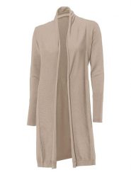 Heine Kardigan w kolorze beżowym rozmiar: 44. Brązowe kardigany Heine, bez wzorów. Za 87.40 zł.