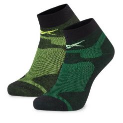 Skarpety krótkie Reebok. Czarne skarpety Reebok, bez wzorów. Za 59.99 zł.