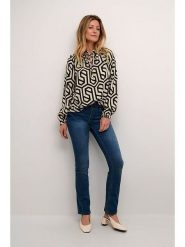 Cream Bluzka w kolorze beżowym rozmiar: L/XL. Brązowe bluzki Cream, l, bez wzorów, z wiskozy, bez kołnierzyka, bez ramiączek. Za 127.65 zł.