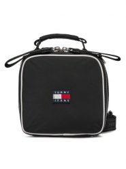 Tommy Jeans Torebka Tjw Heritage Camera Bag AW0AW16100 Czarny. Czarne torebki klasyczne Tommy Jeans, bez wzorów, z jeansu, bez dodatków. Za 229.99 zł.